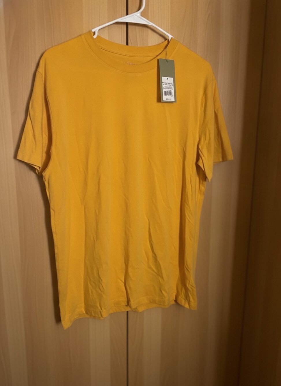 Goodfellow & Co Yellow Gold Game Day Tee S NWT
